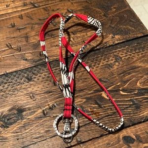Vera Bradley key lanyard